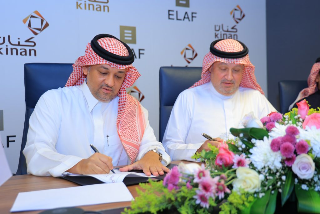 Engineer Nidal Abdulmajeed Jamjoom, Managing Director and CEO of Kinan International Real Estate Development Company and Dr Adel Ezzat, CEO of Elaf Group