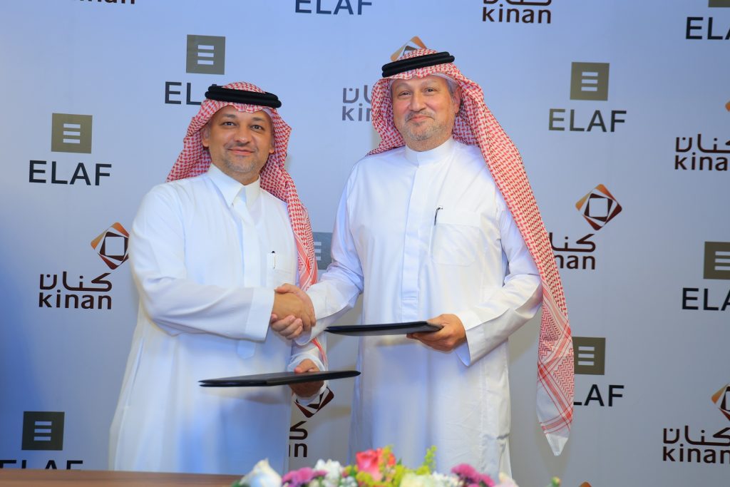 Engineer Nidal Abdulmajeed Jamjoom, Managing Director and CEO of Kinan International Real Estate Development Company and Dr Adel Ezzat, CEO of Elaf Group